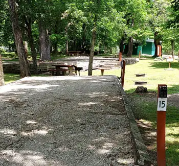 campsite at Beaver RV Park and Campground